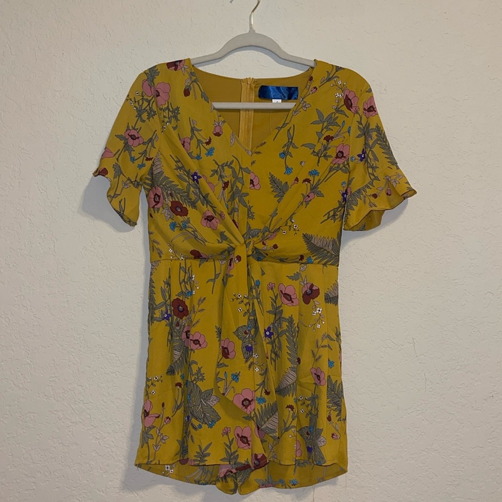 NWT Blue Rain Romper